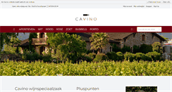 Desktop Screenshot of cavino.be